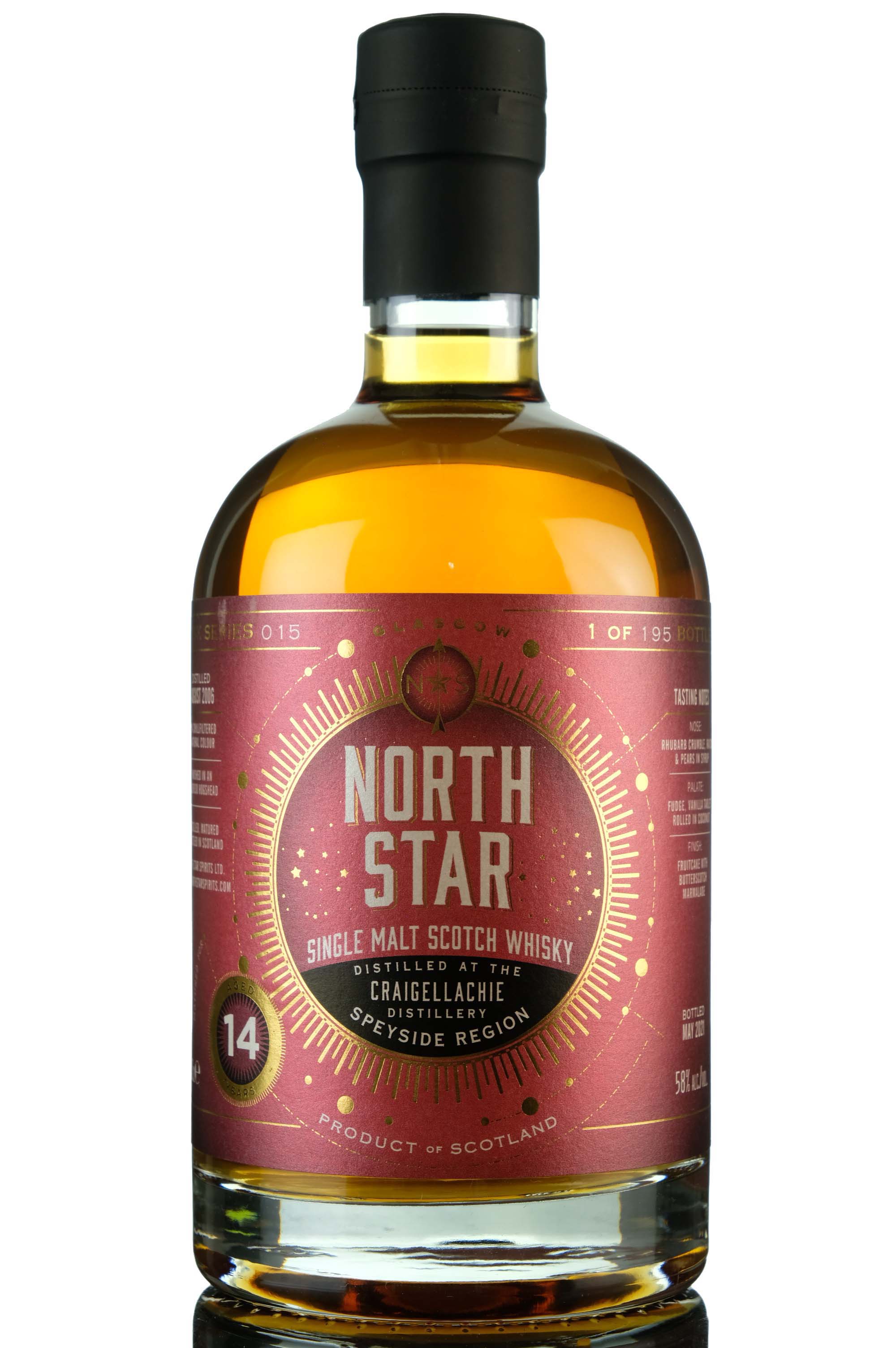 Craigellachie 2006-2021 - 14 Year Old - North Star Spirits - Cask Series 015 - Single Cask