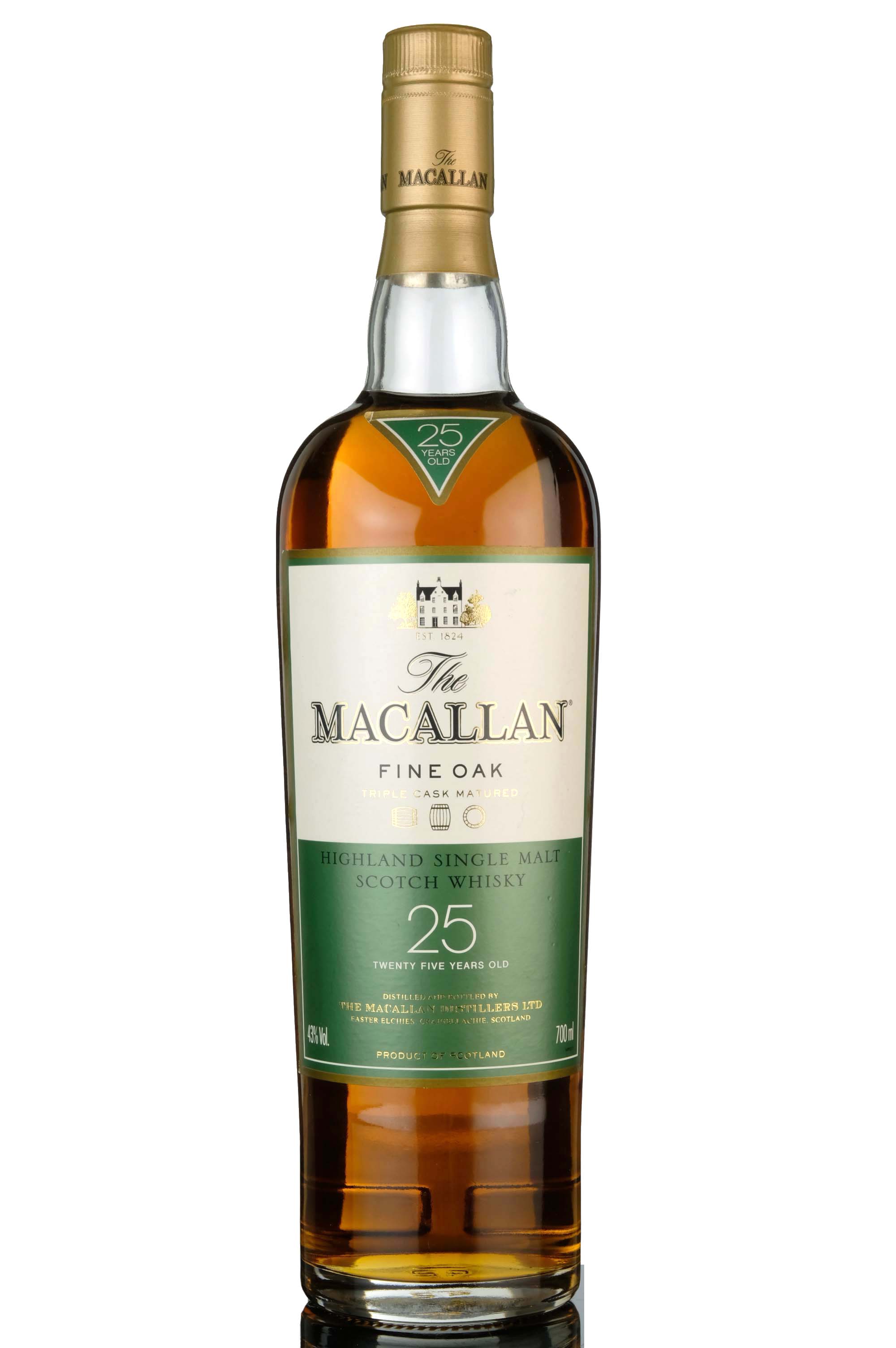 Macallan 25 Year Old - Fine Oak - 2000s