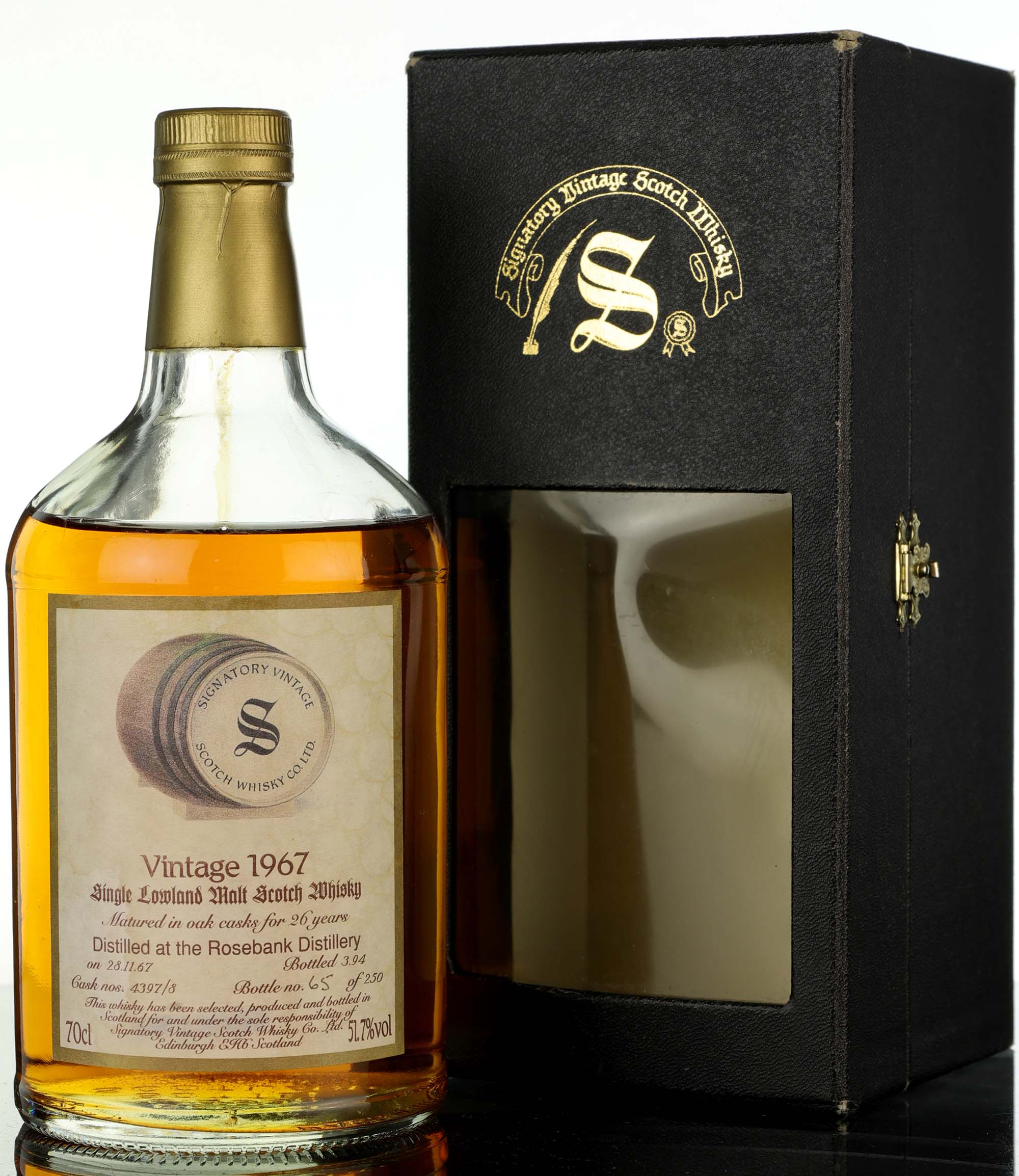 Rosebank 1967-1994 - 26 Year Old - Signatory Vintage - Single Cask 4397/8