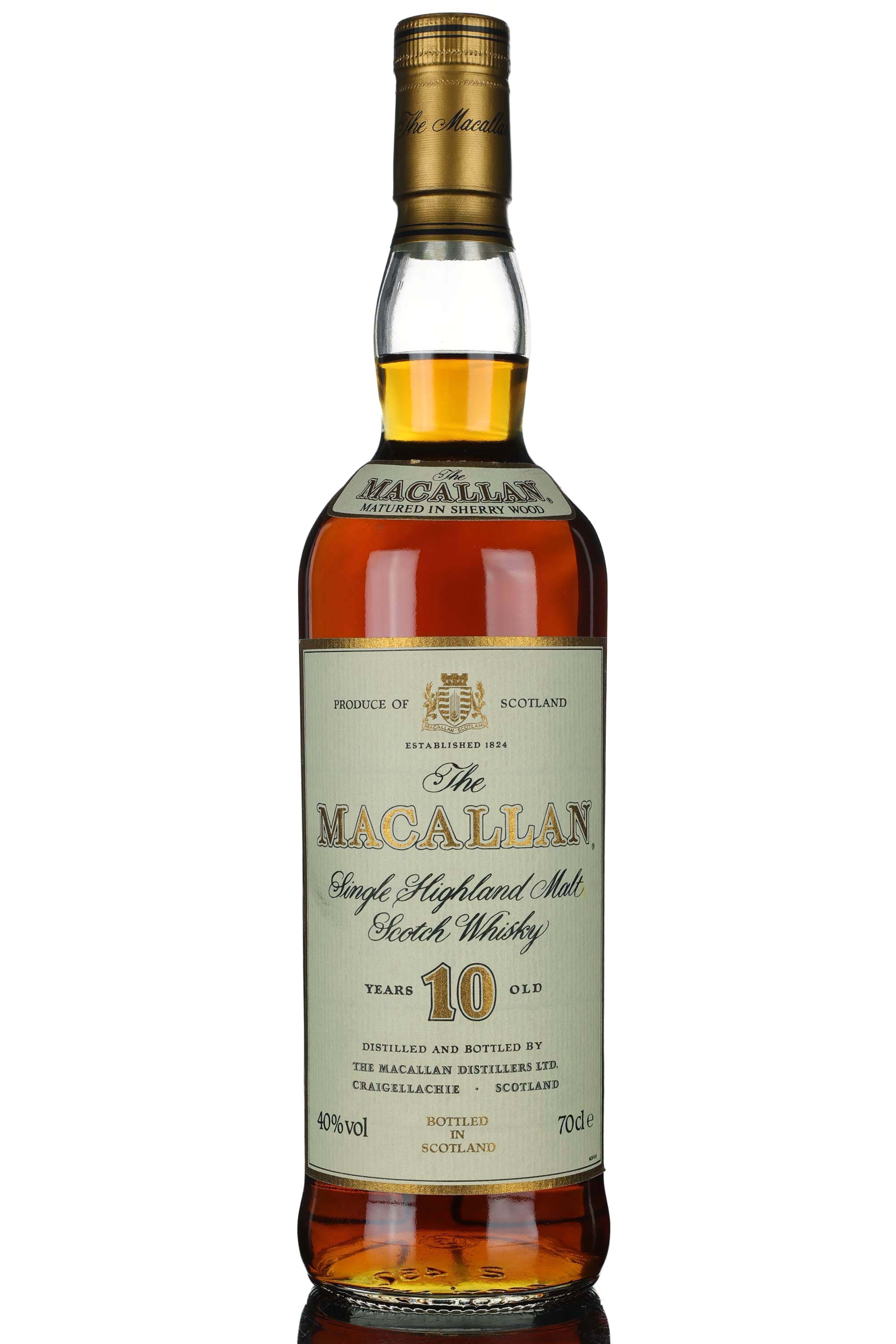 Macallan 10 Year Old - Sherry Cask - 1990s