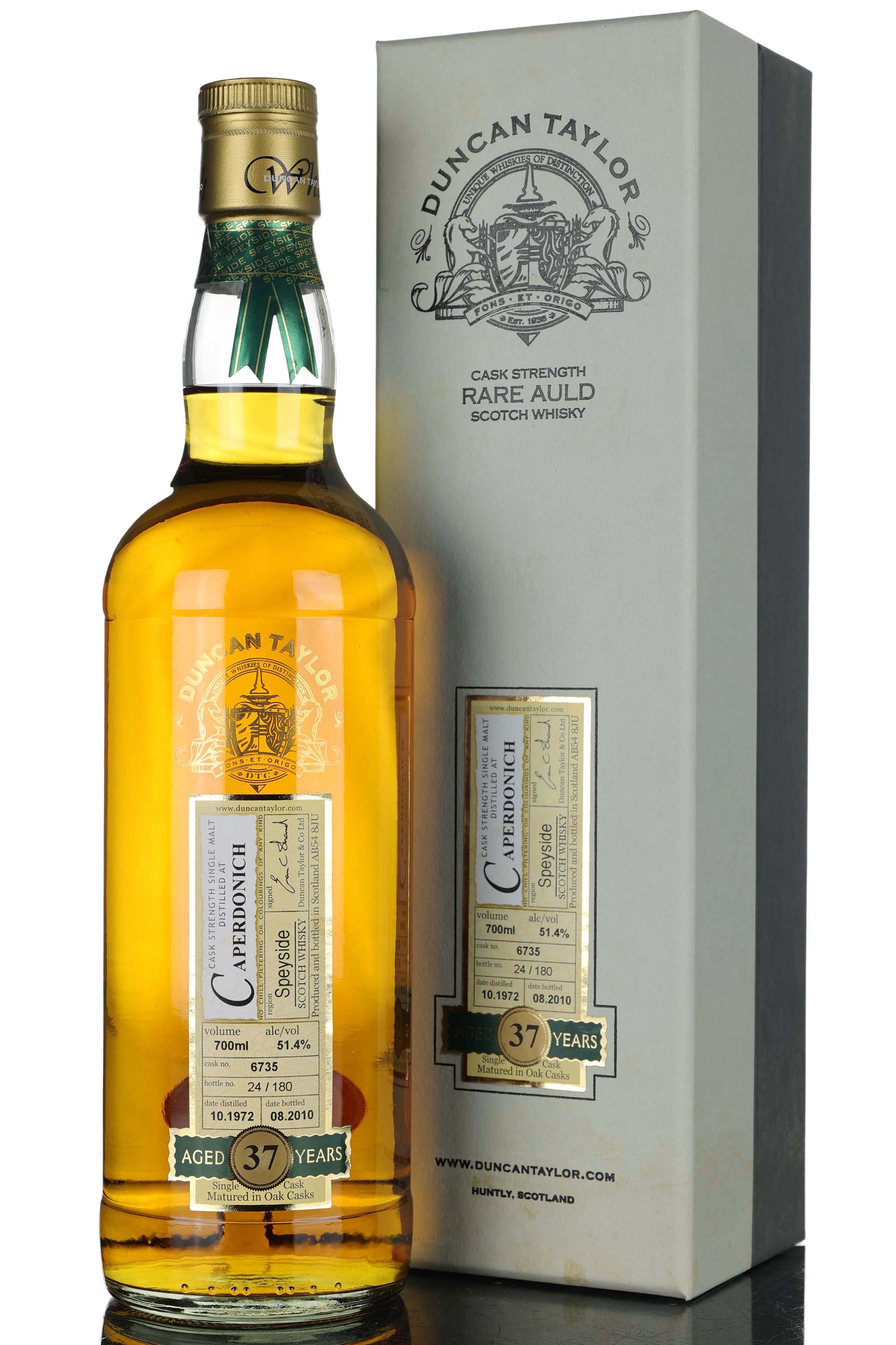 Caperdonich 1972-2010 - 37 Year Old - Duncan Taylor - Single Cask 6735