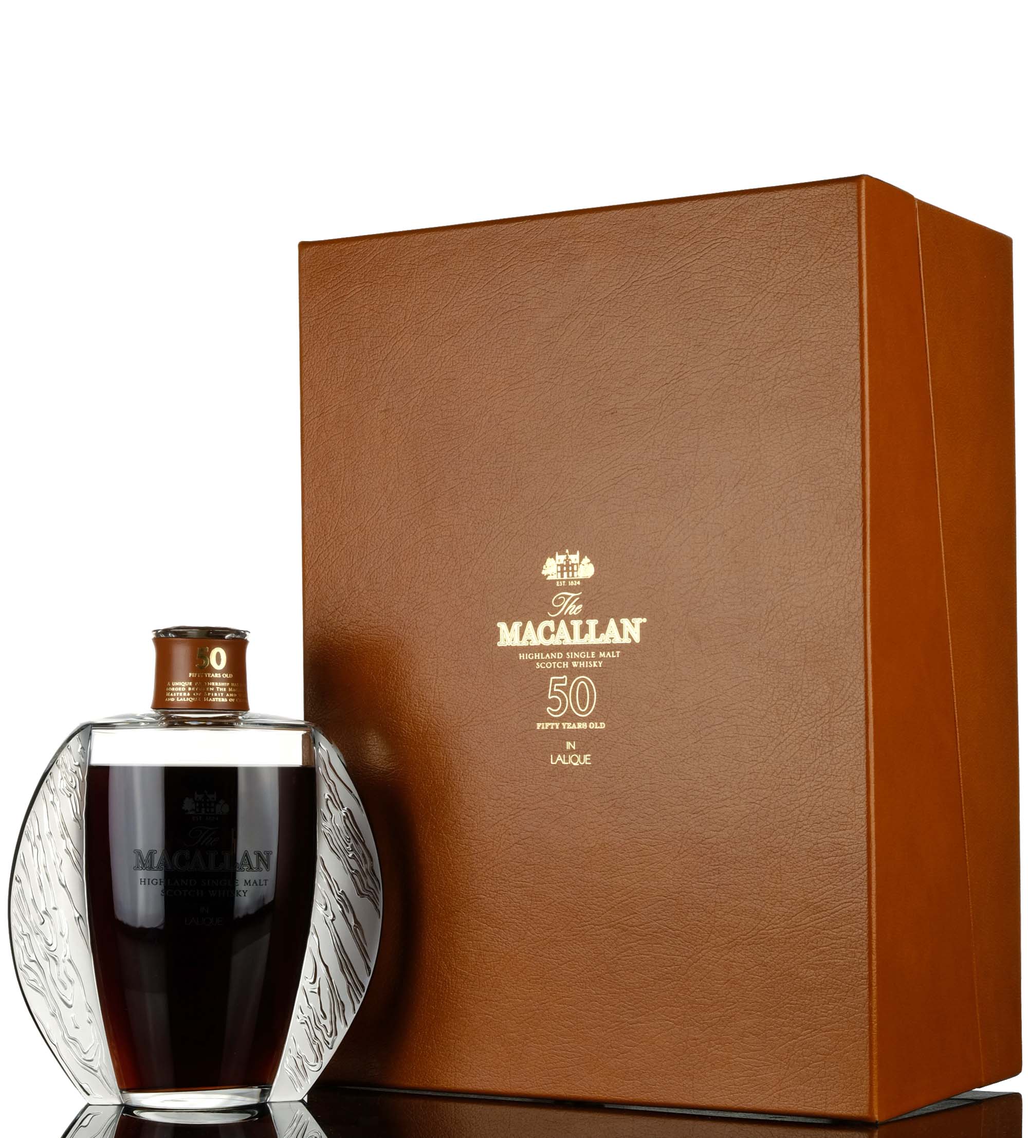 Macallan 50 Year Old - Six Pillars 1st Edition - Lalique Crystal Decanter - 2005 Release