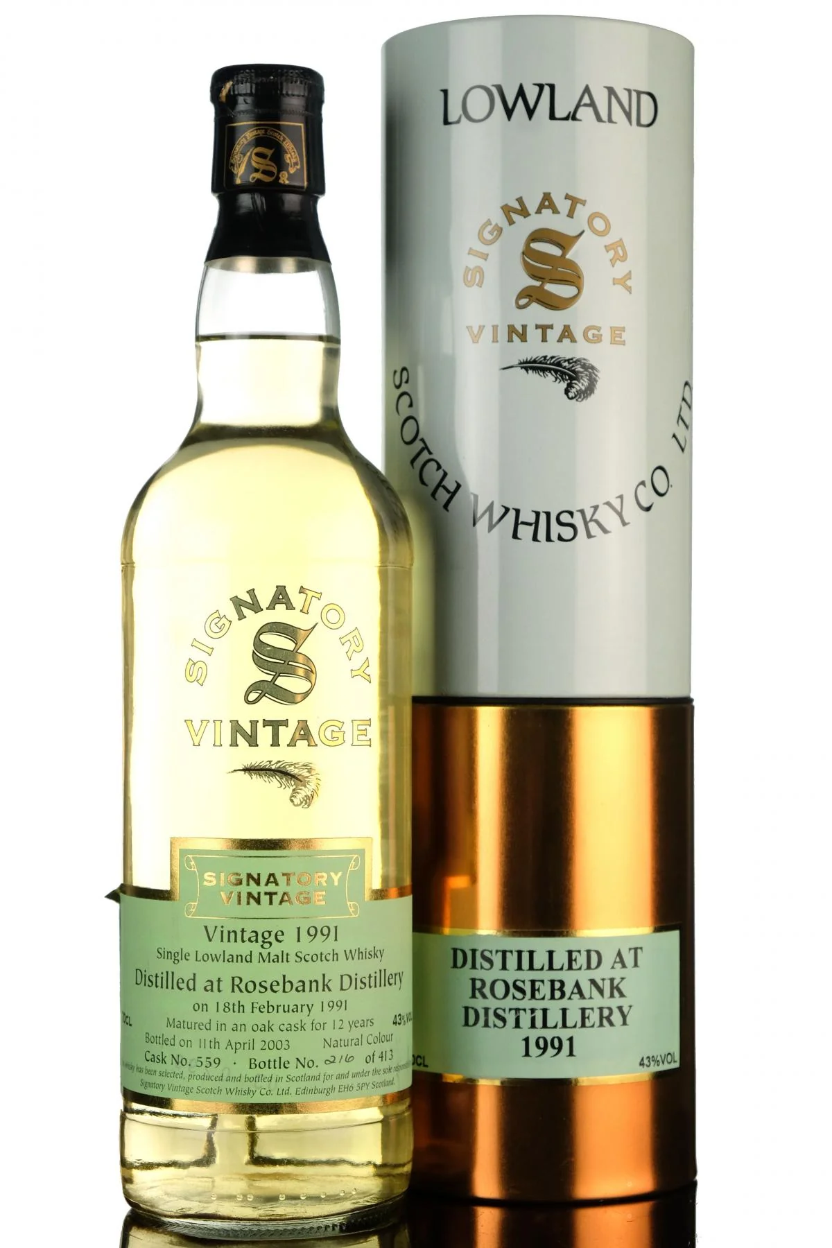 Rosebank 1991 - 2003 12 Signatory Vintage