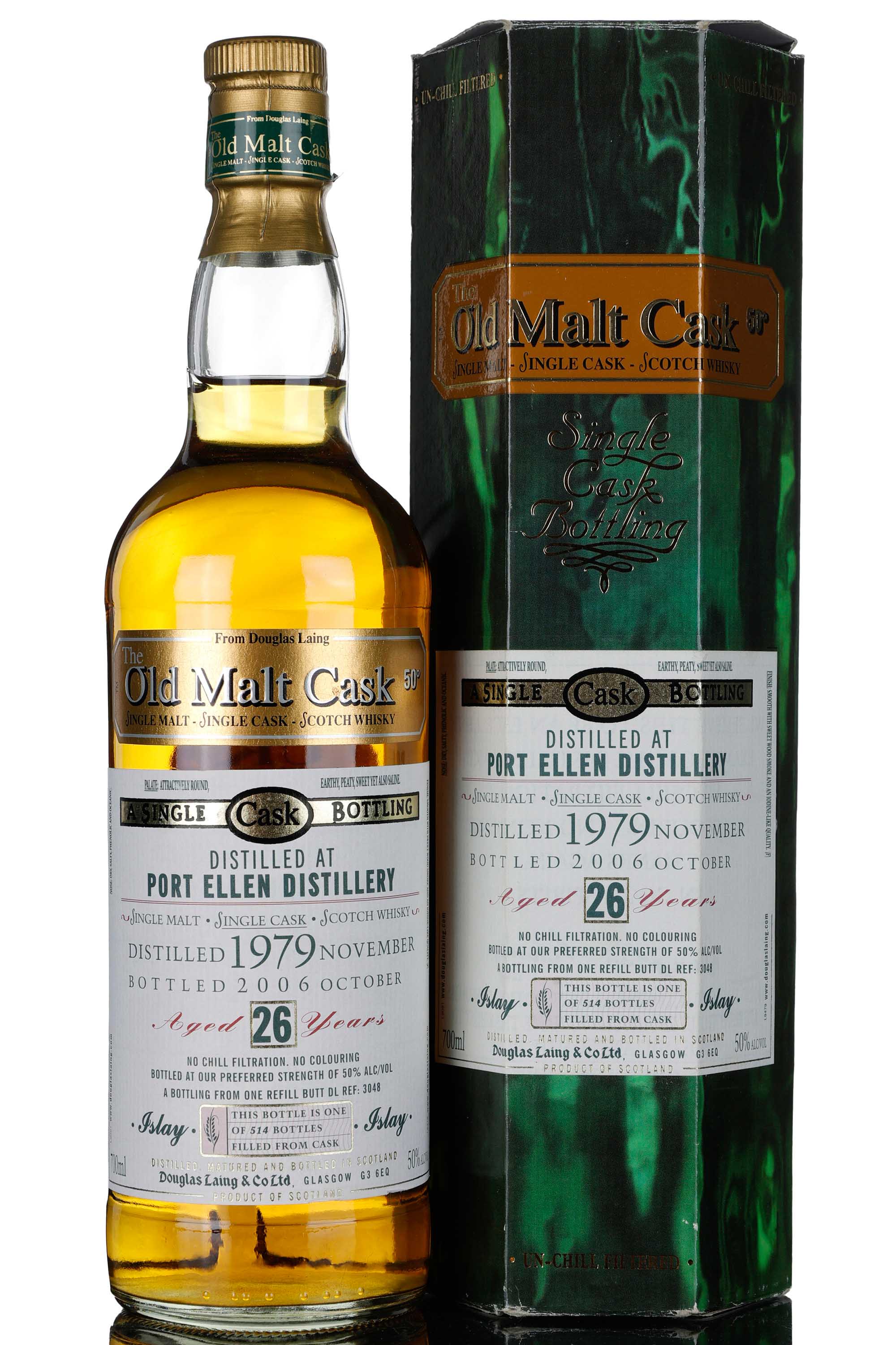 Port Ellen 1979-2006 - 26 Year Old - Douglas Laing - Old Malt Cask - Single Cask 3048