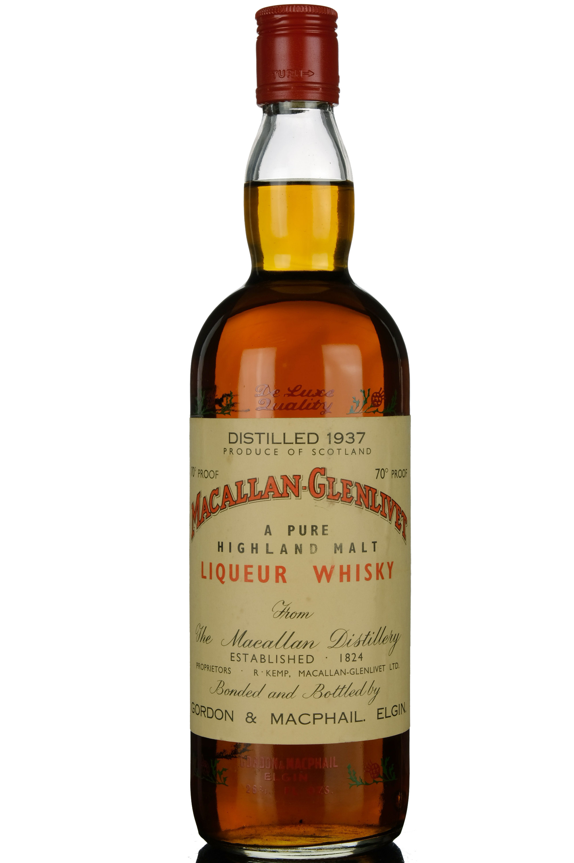 Macallan 1937 - Liqueur Whisky - Gordon & MacPhail - Early 1970s