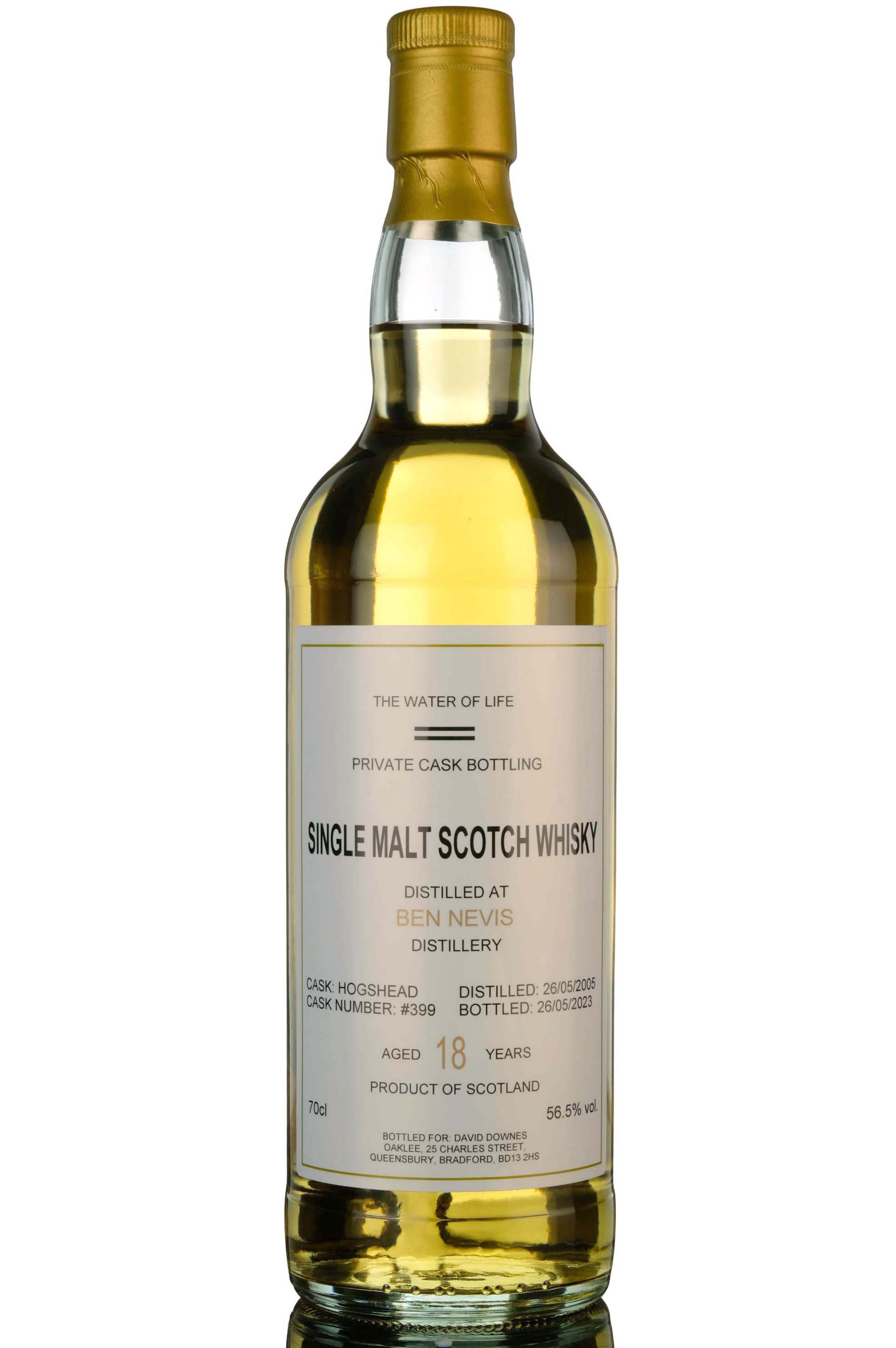Ben Nevis 2005-2023 - 18 Year Old - Private Cask - Single Cask 399