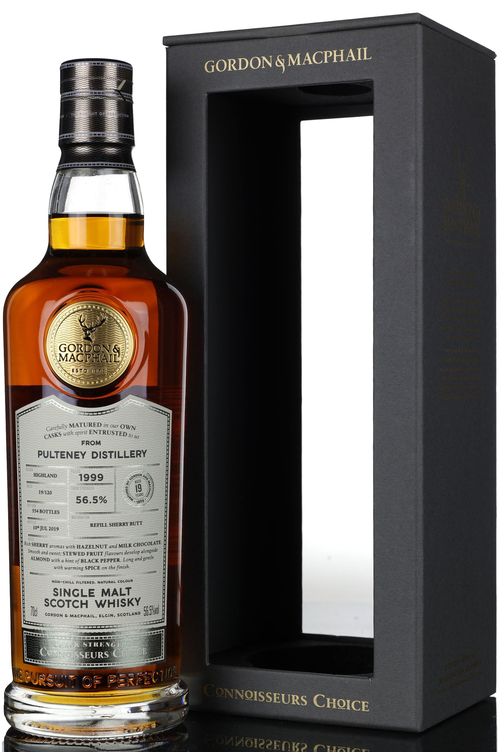 Pulteney 1999-2019 - 19 Year Old - Gordon & MacPhail - Connoisseurs Choice Cask Strength -