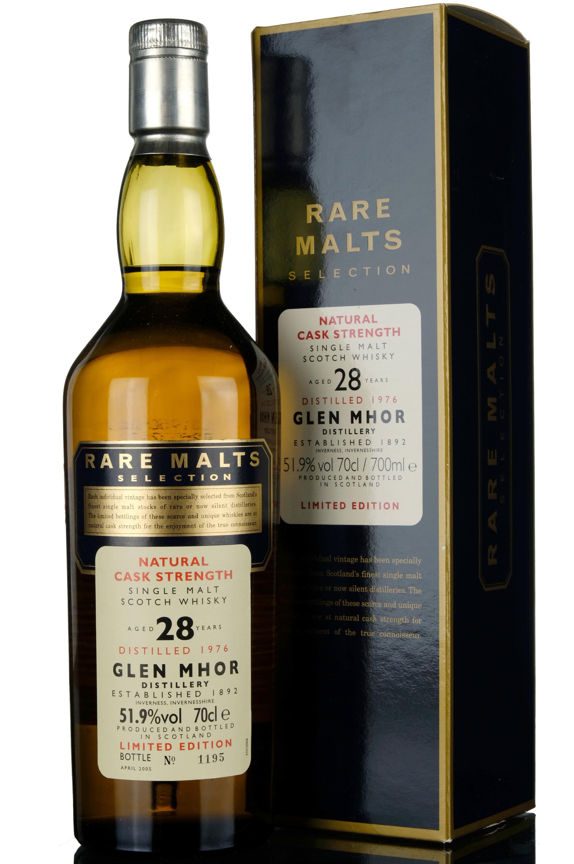 Glen Mhor 1976-2005 - 28 Year Old - Rare Malts 51.9%