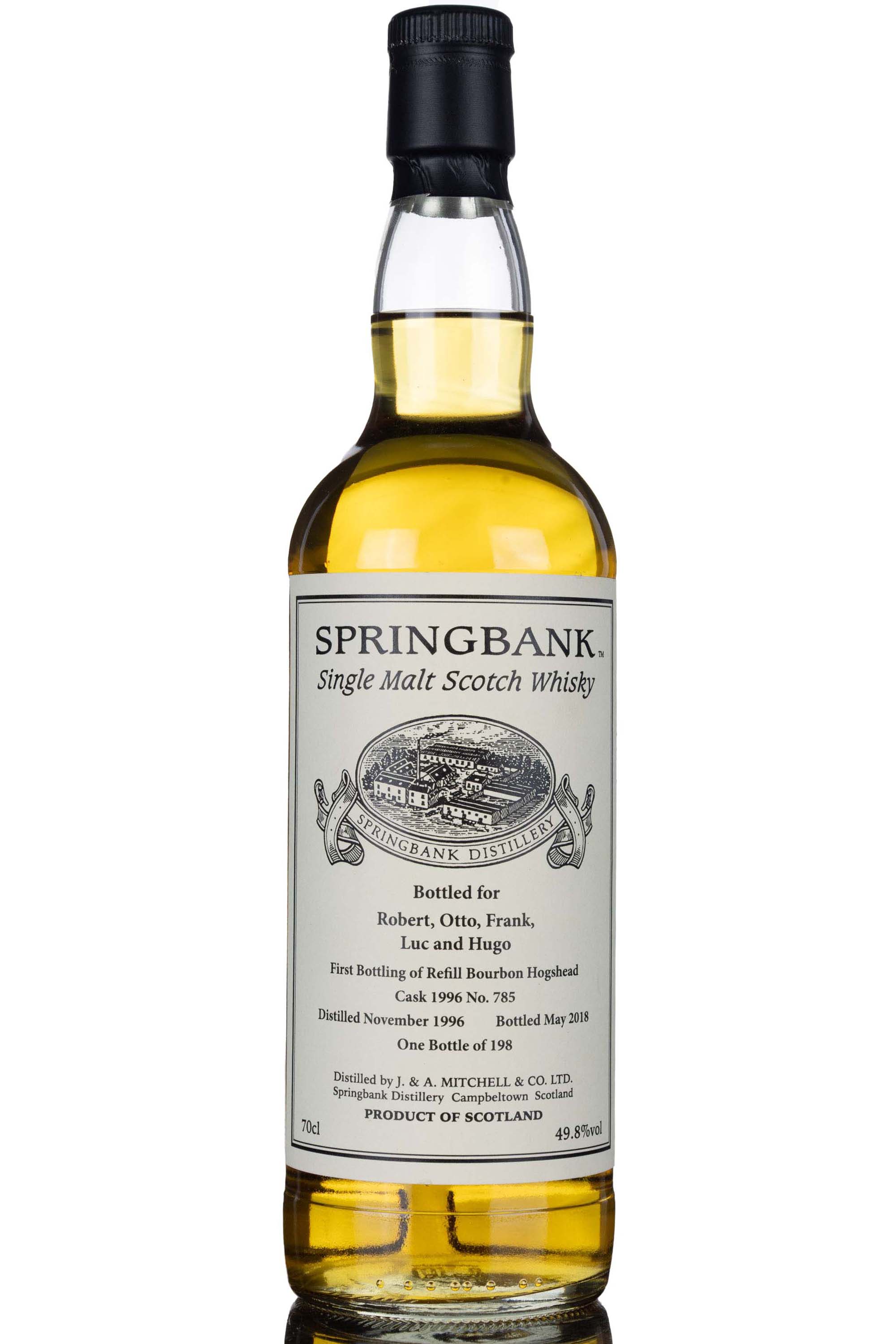 Springbank 1996-2018 - 21 Year Old - Single Cask 785 - Private Bottling