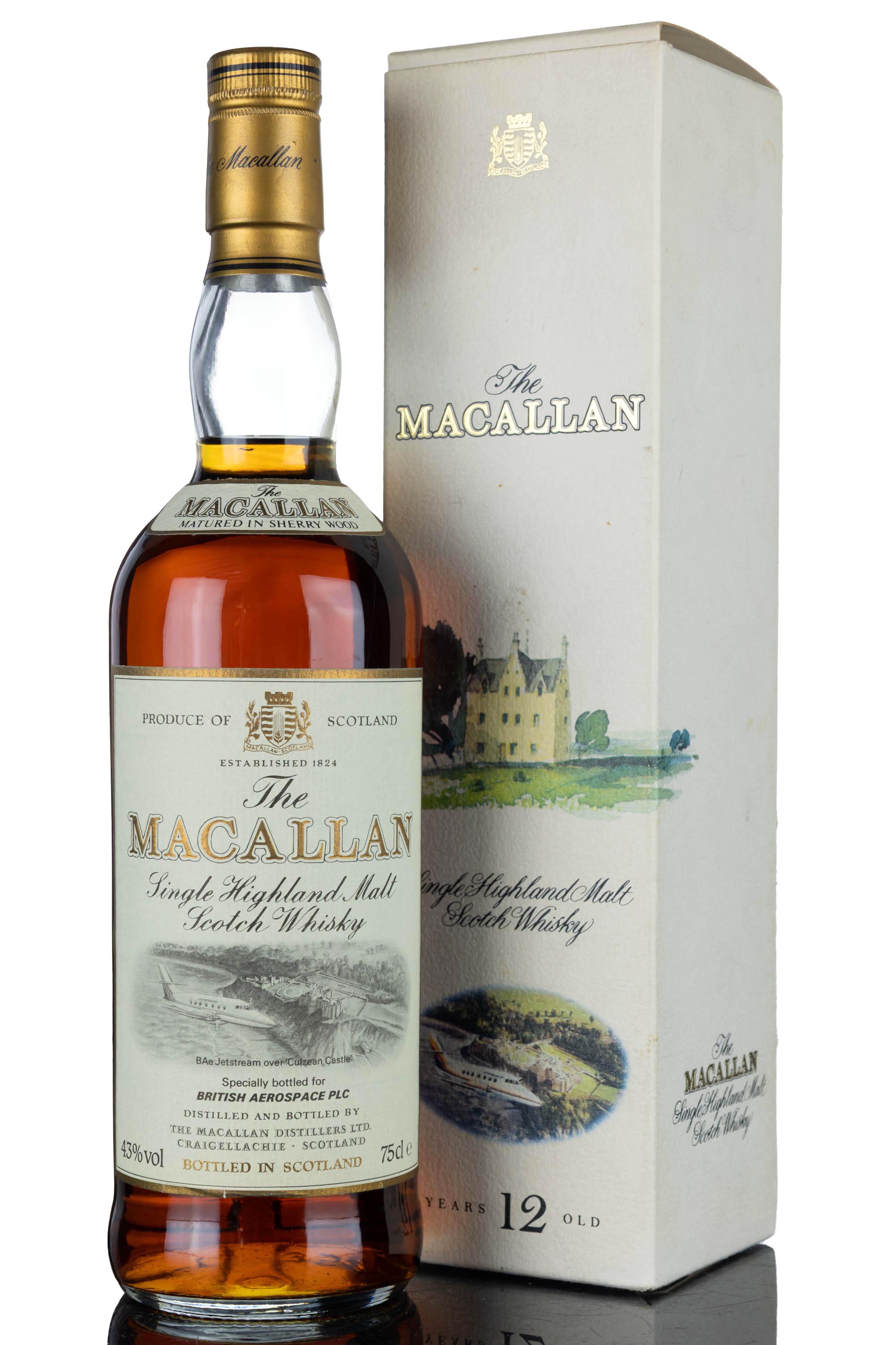 Macallan 12 Year Old - British Aerospace BAe Jetstream Flying Over Culzean Castle