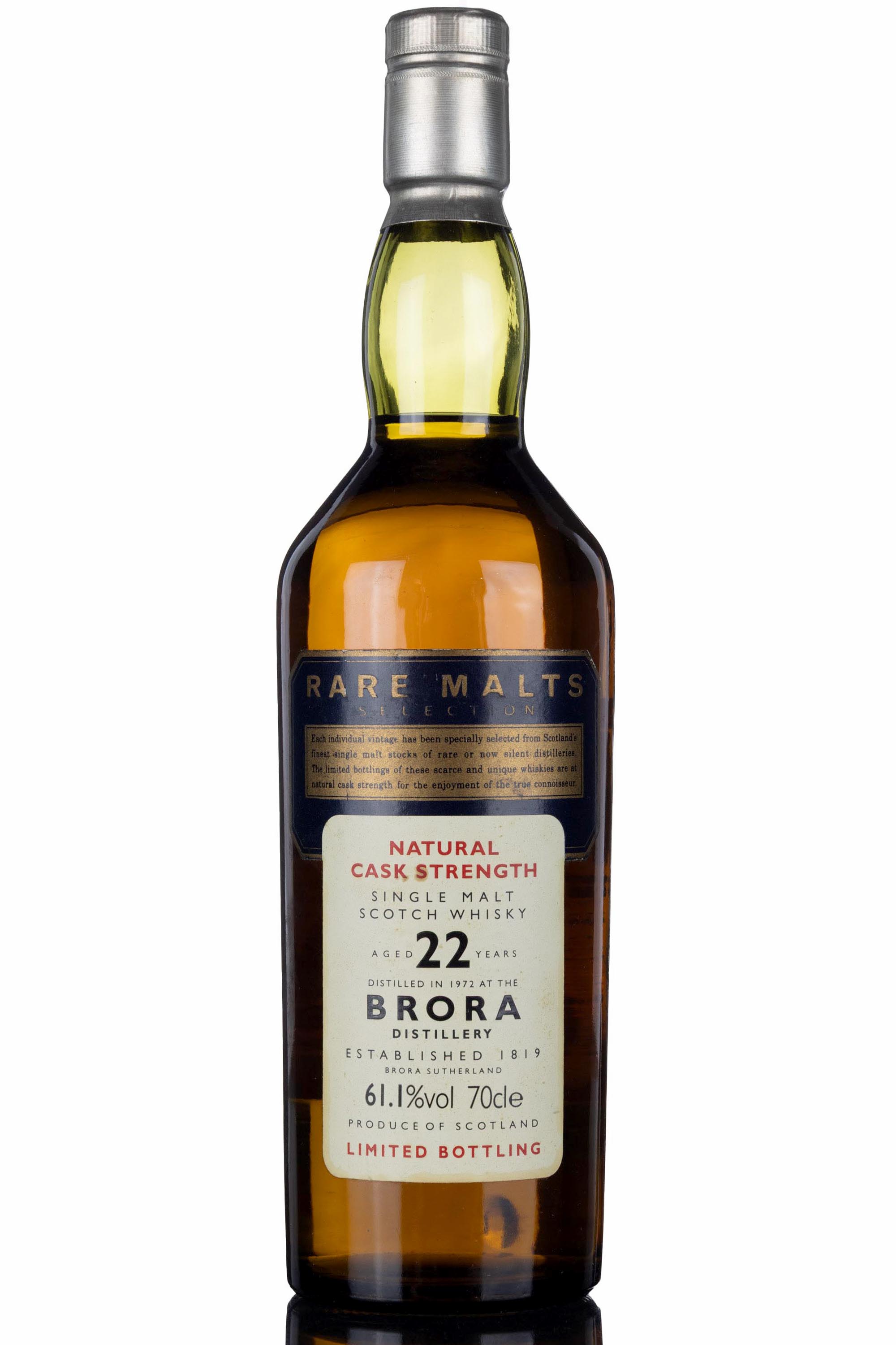Brora 1972 - 22 Year Old - Rare Malts 61.1%