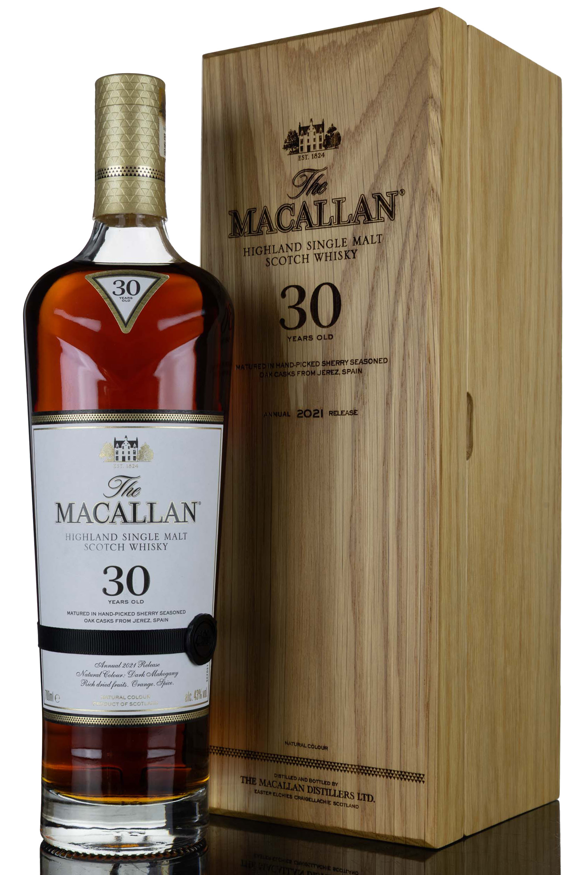Macallan 30 Year Old - Sherry Cask - 2021 Release