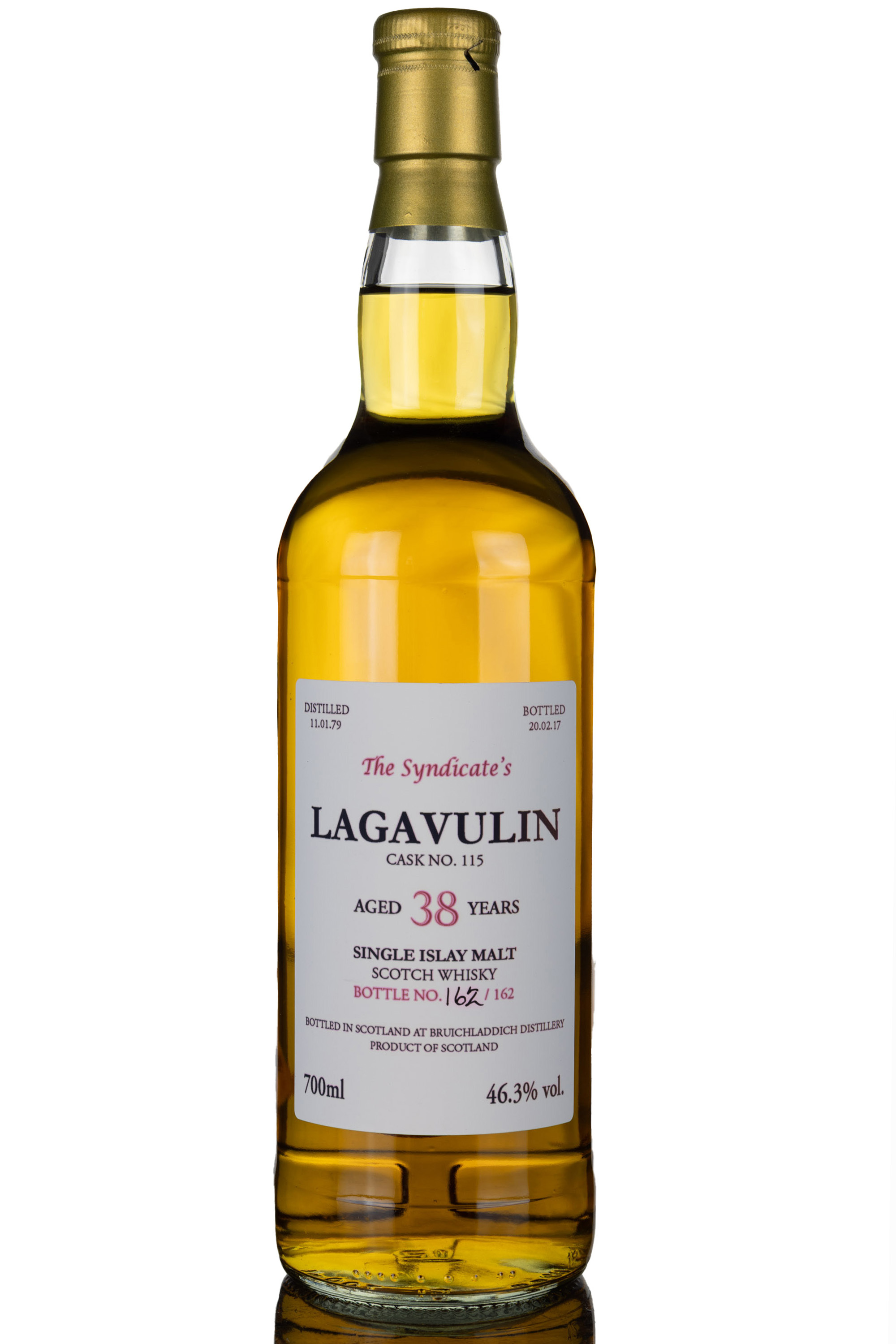 Lagavulin 1979-2017 - 38 Year Old - The Syndicates - Single Cask 115