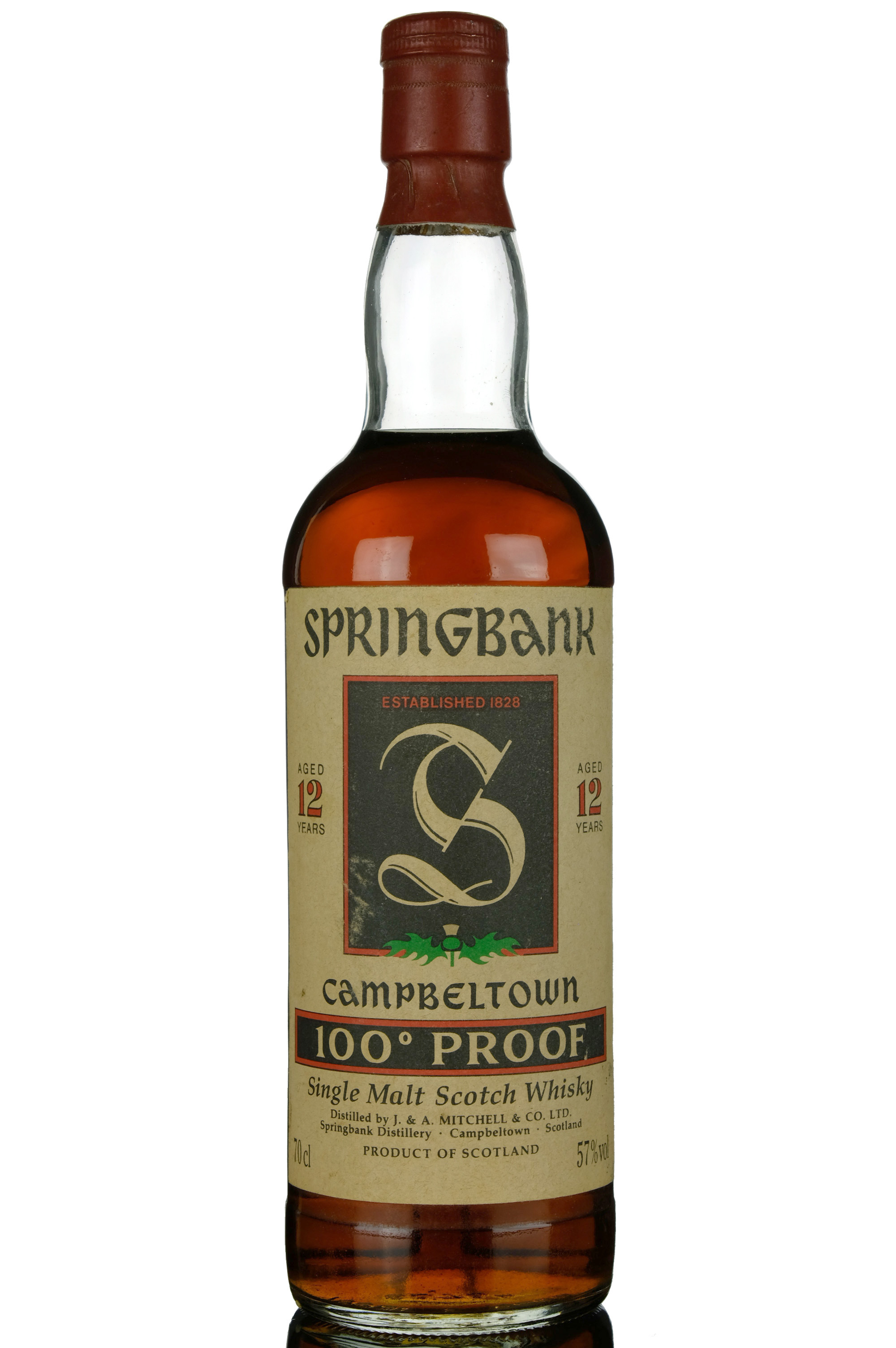 Springbank 12 Year Old - 1990s - 100 Proof