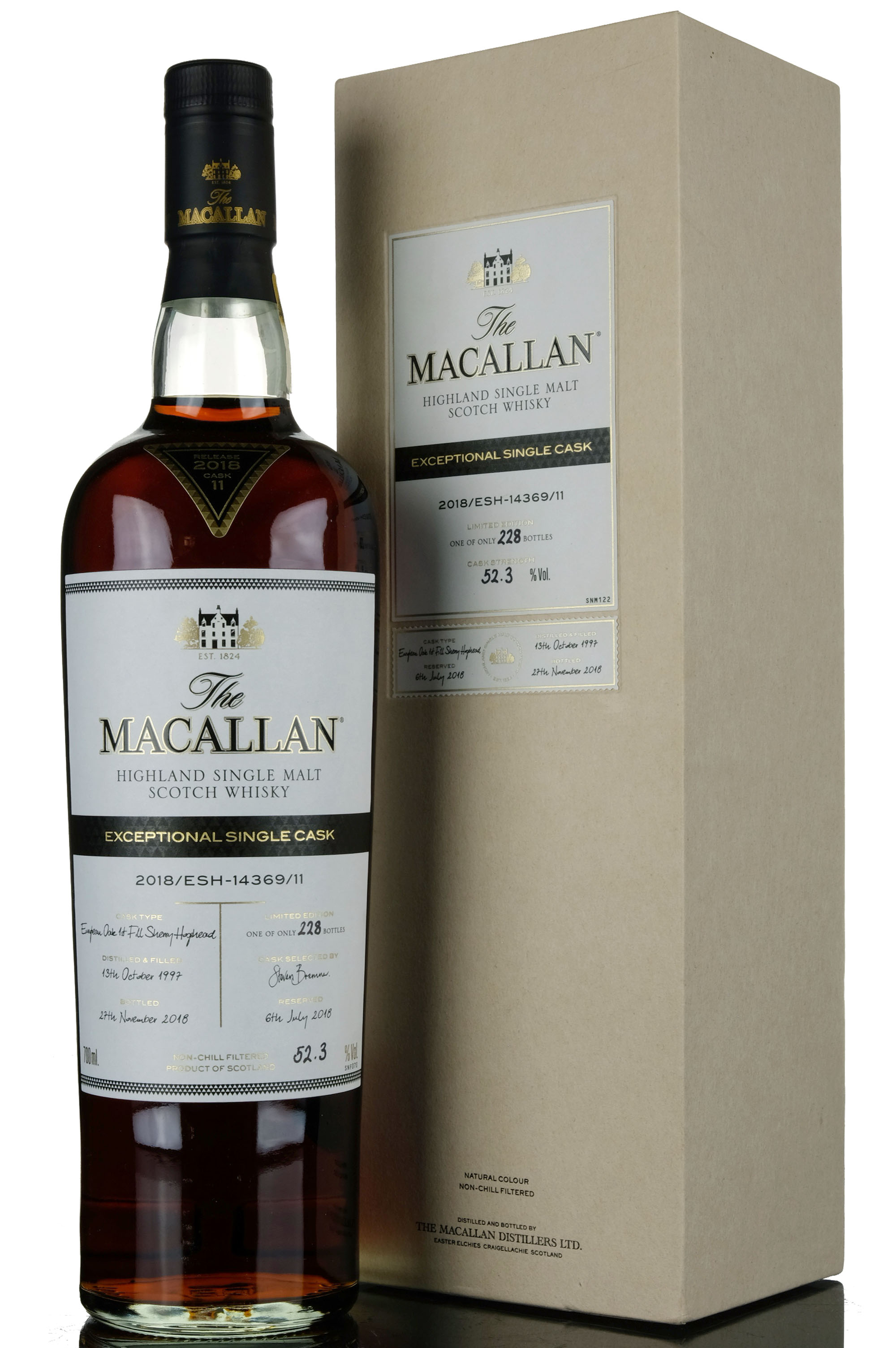 Macallan 1997-2018 - 21 Year Old - Exceptional Cask - Single Cask 14369/11