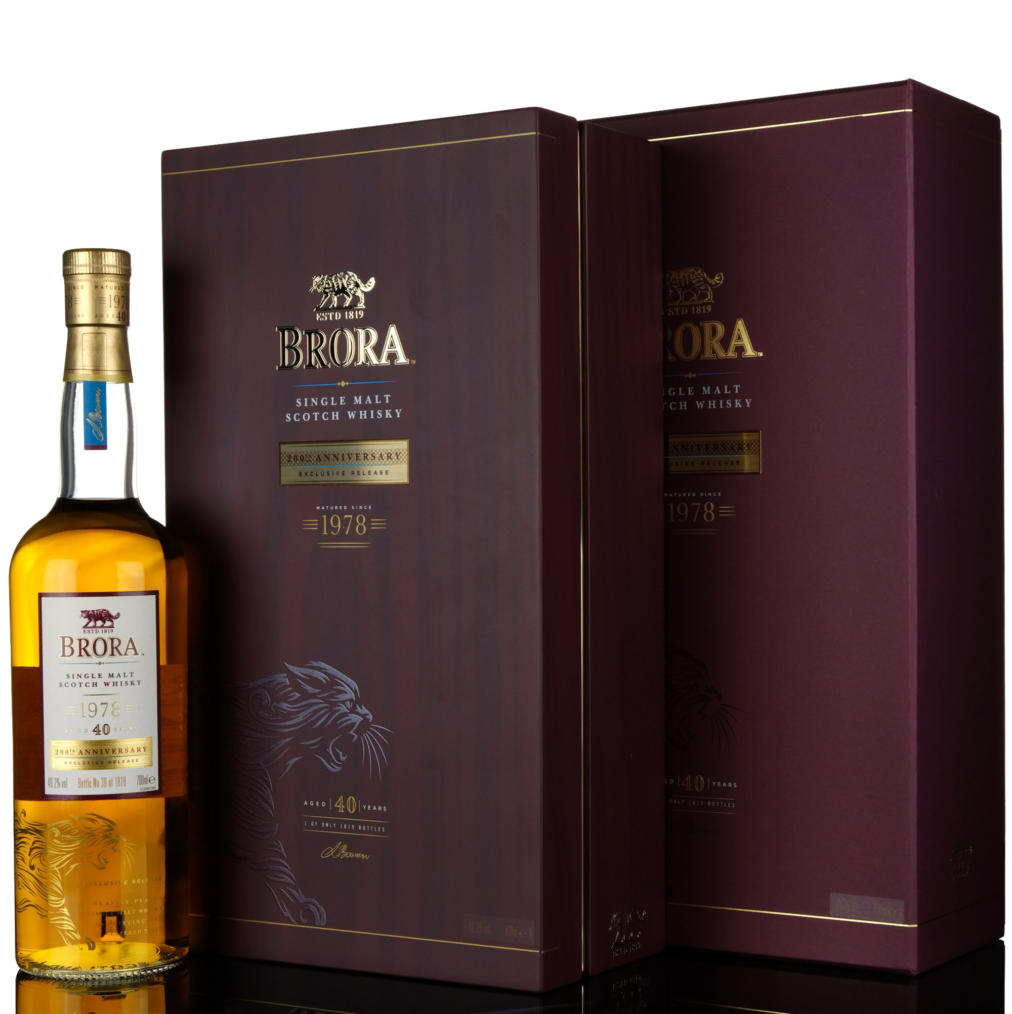 Brora 1978-2019 - 40 Year Old - 200th Anniversary 1819-2019