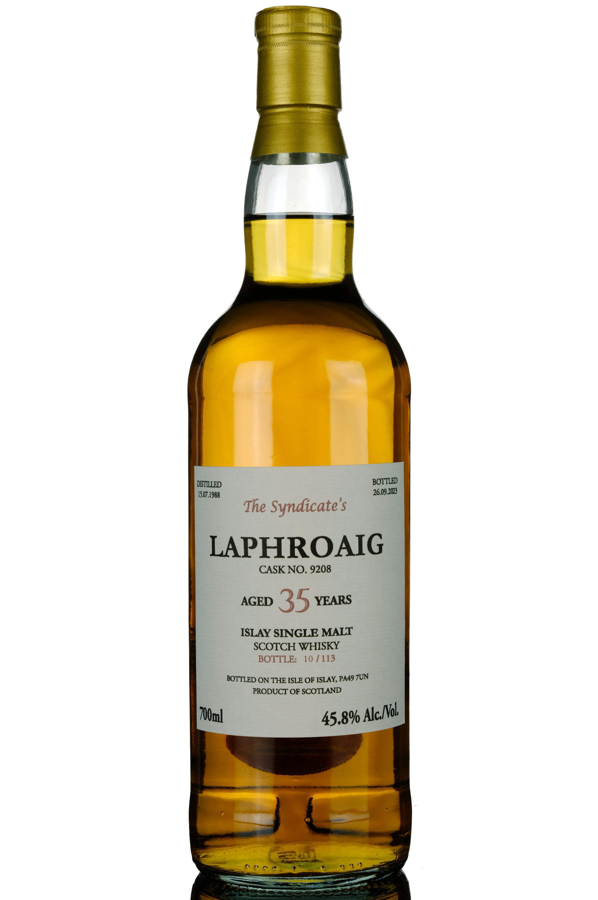 Laphroaig 1988-2023 - 35 Year Old - The Syndicates - Single Cask 9208