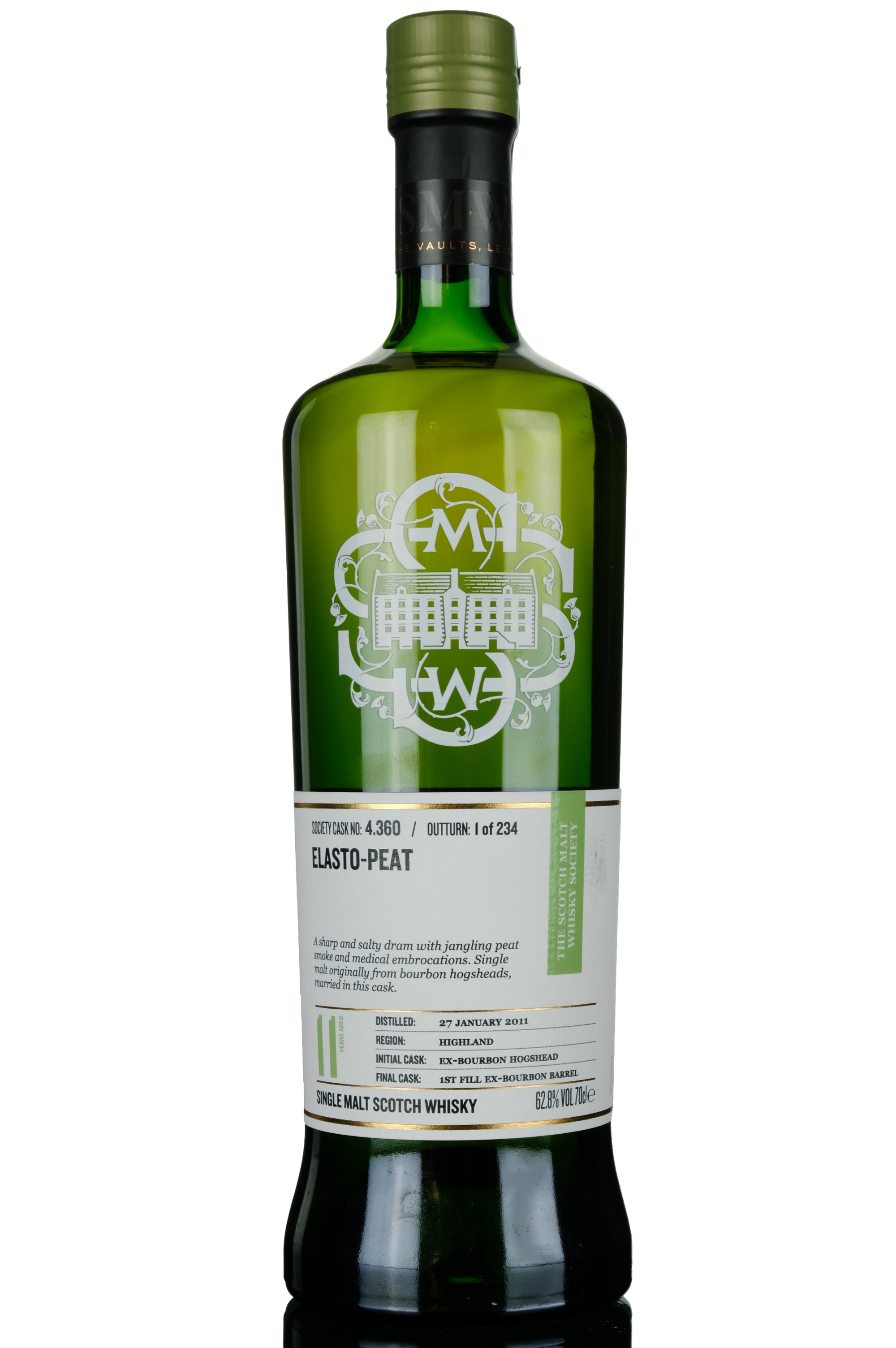 Highland Park 2011 - 11 Year Old - SMWS 4.360 - Elasto-Peat