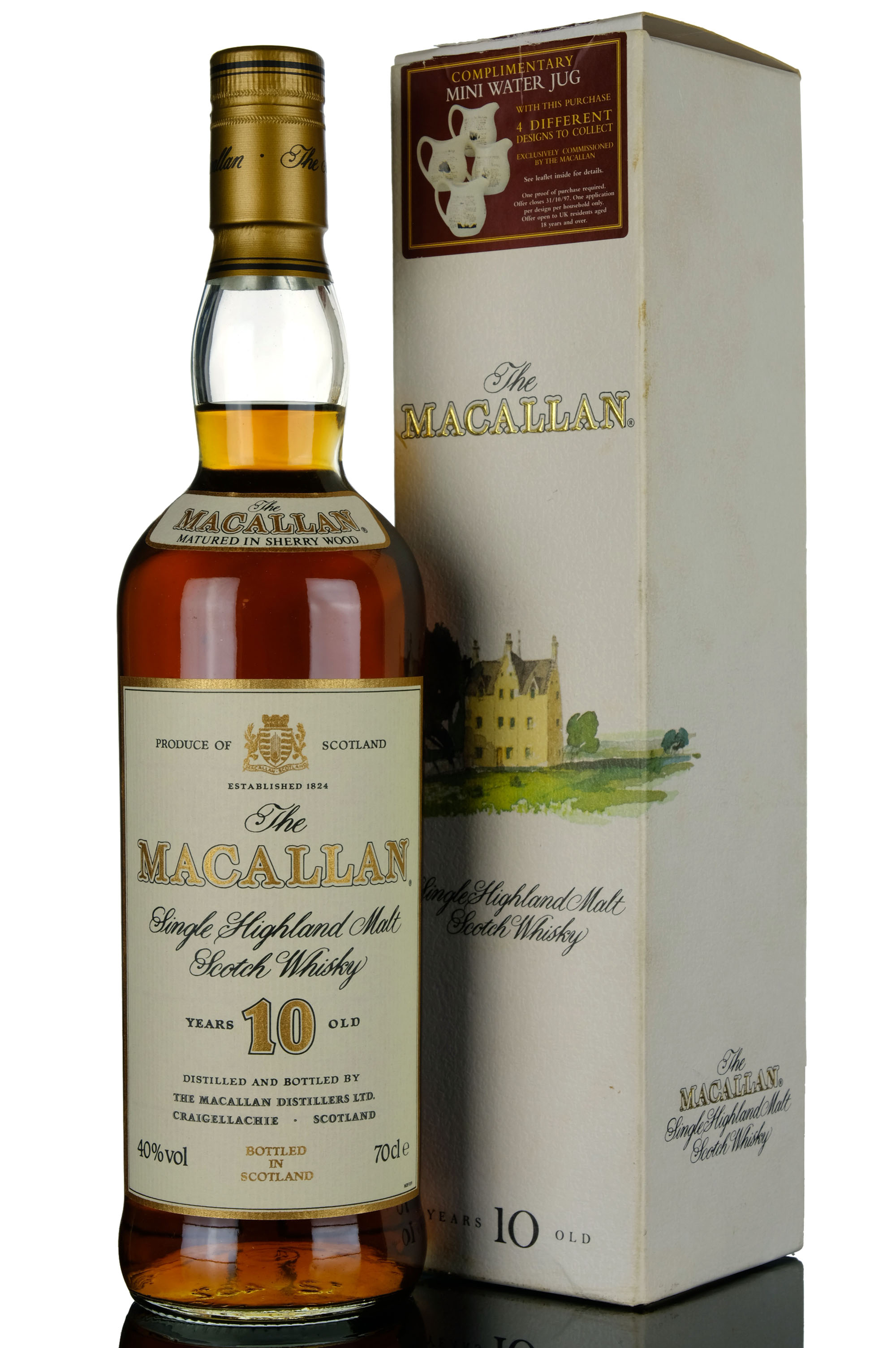 Macallan 10 Year Old - Sherry Cask - 1990s
