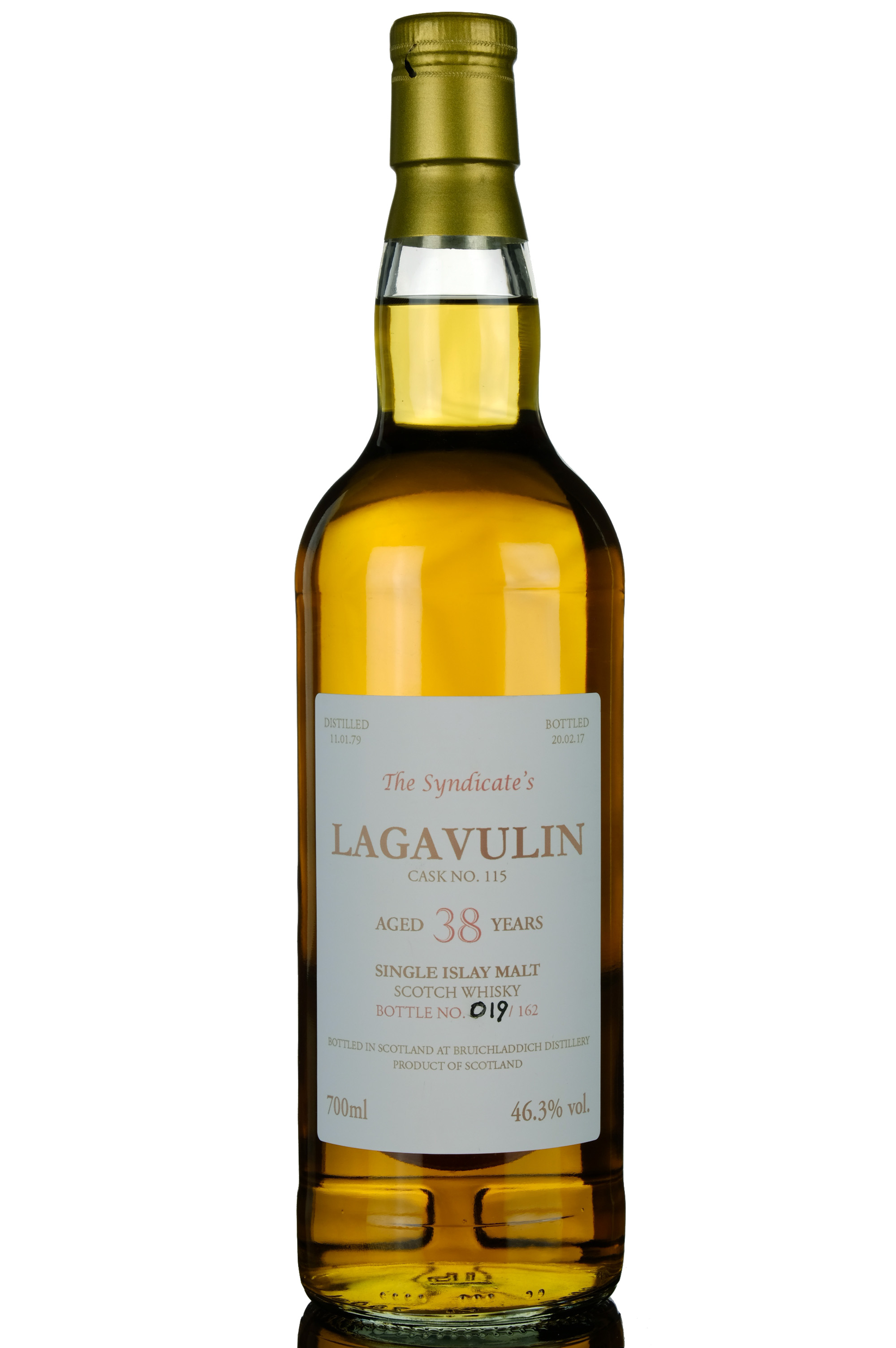 Lagavulin 1979-2017 - 38 Year Old - The Syndicates - Single Cask 115