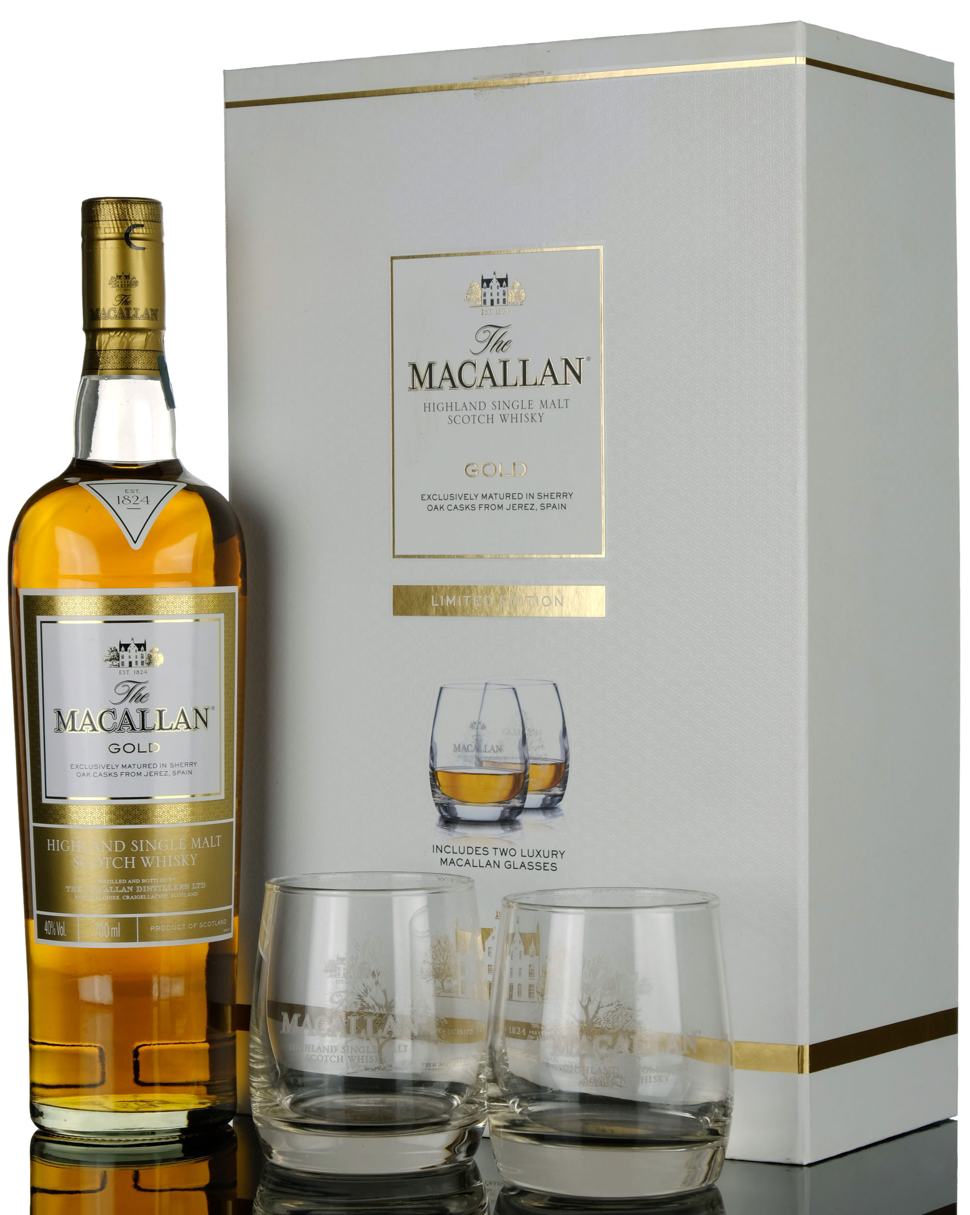 Macallan Gold Sherry Cask Presentation Set