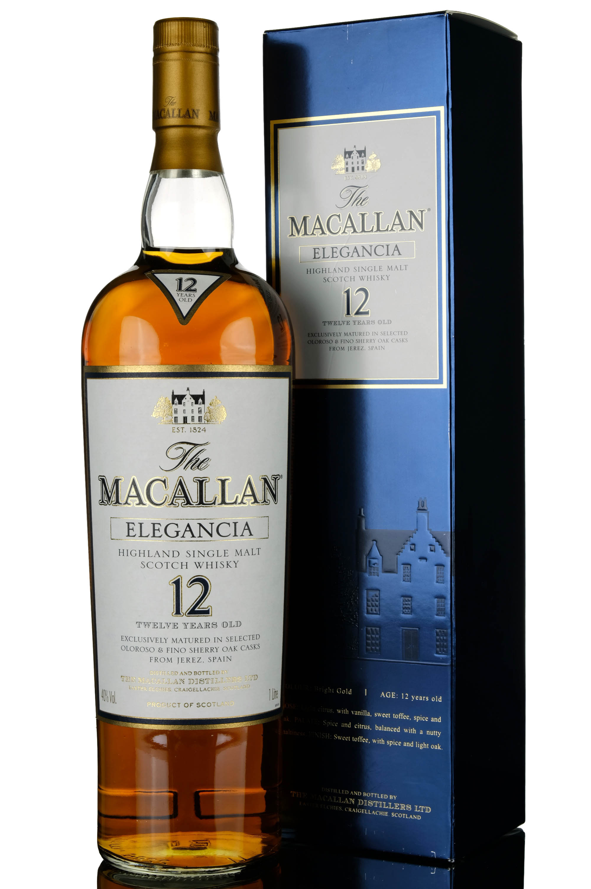 Macallan 12 Elegancia Mid 2000s