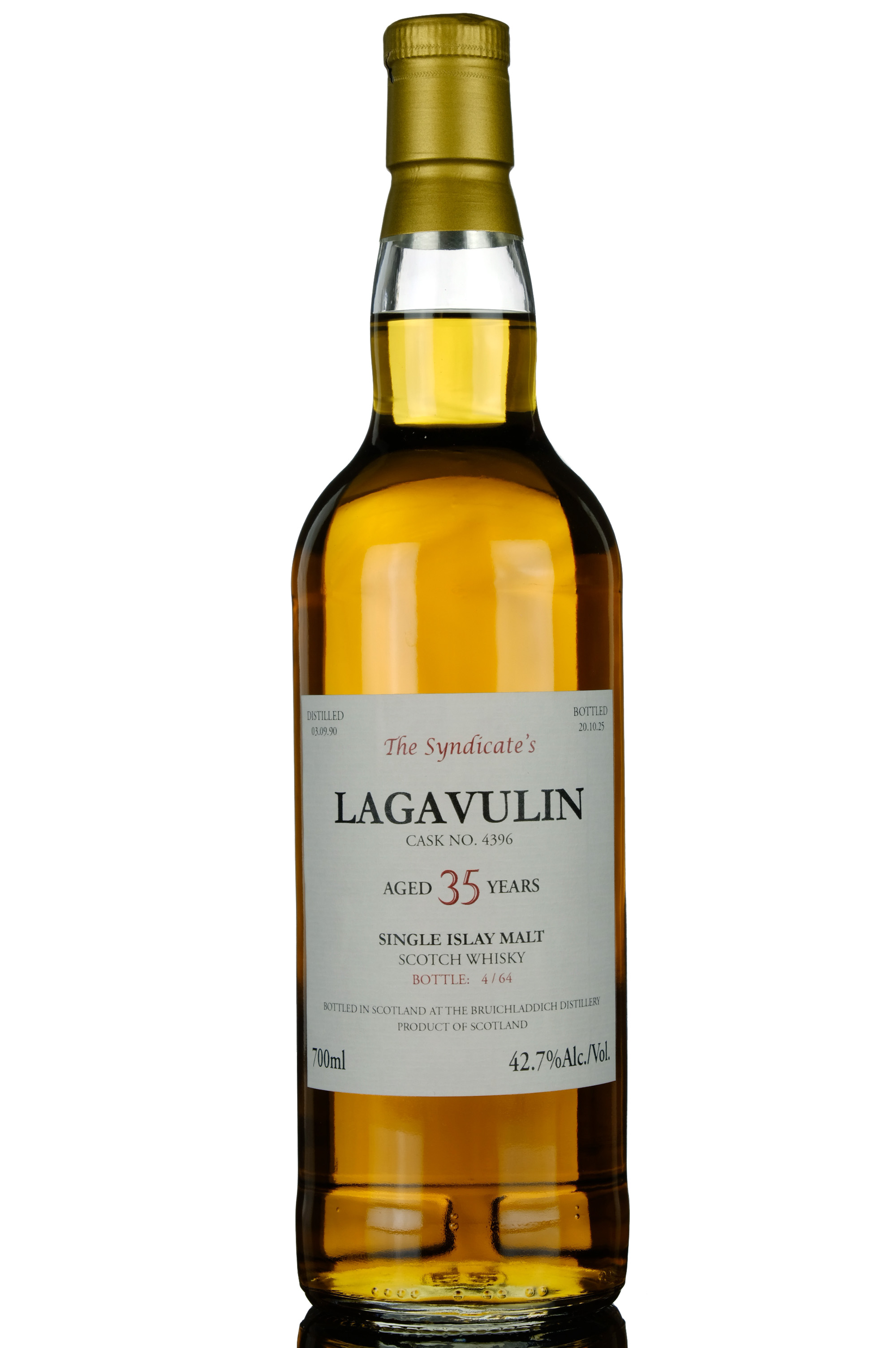Lagavulin 1990-2025 - 35 Year Old - The Syndicates - Single Cask 4396