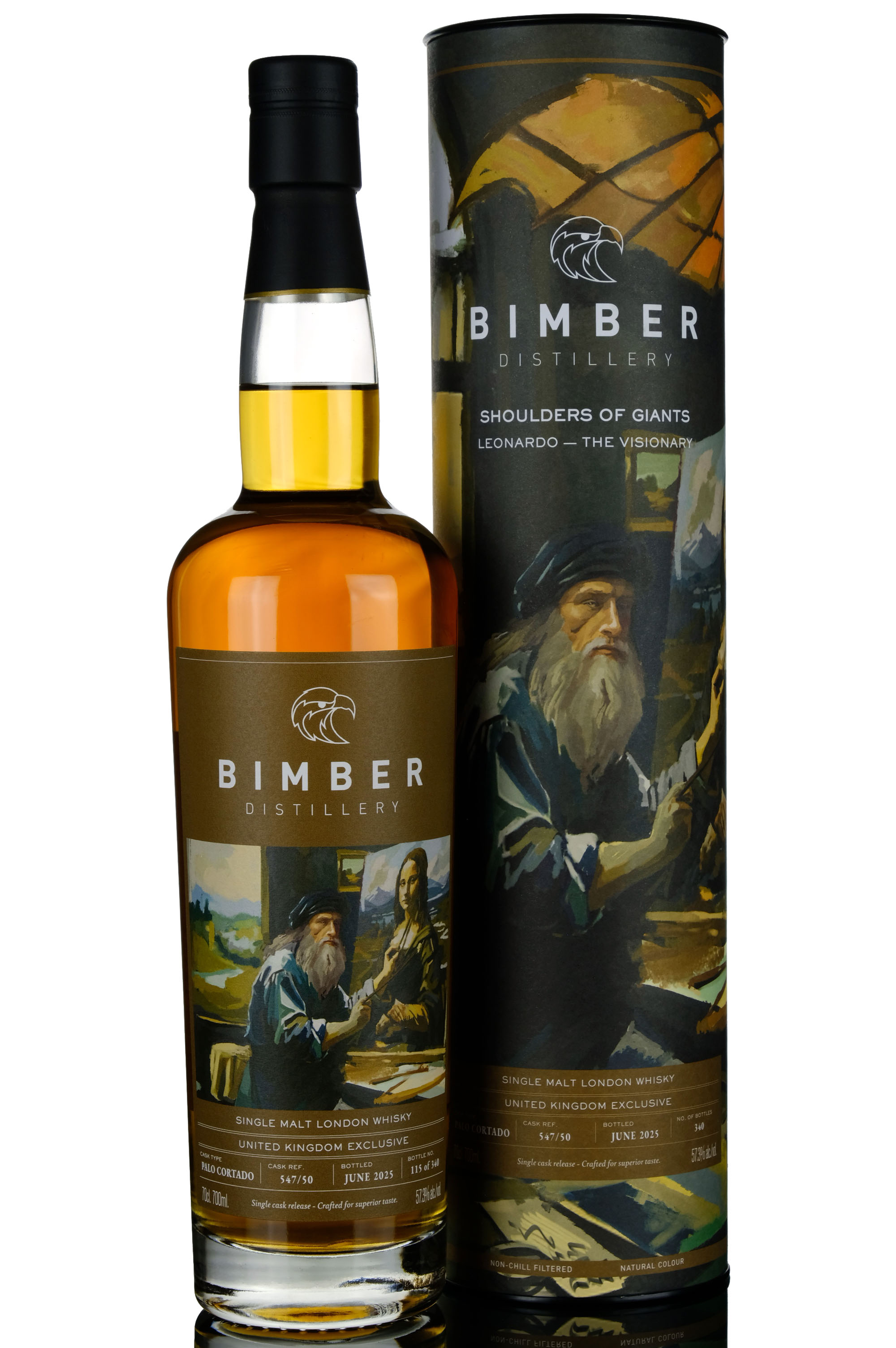 Bimber Shoulders Of Giants Leonardo The Visionary 2025 Release Single Cask 54750