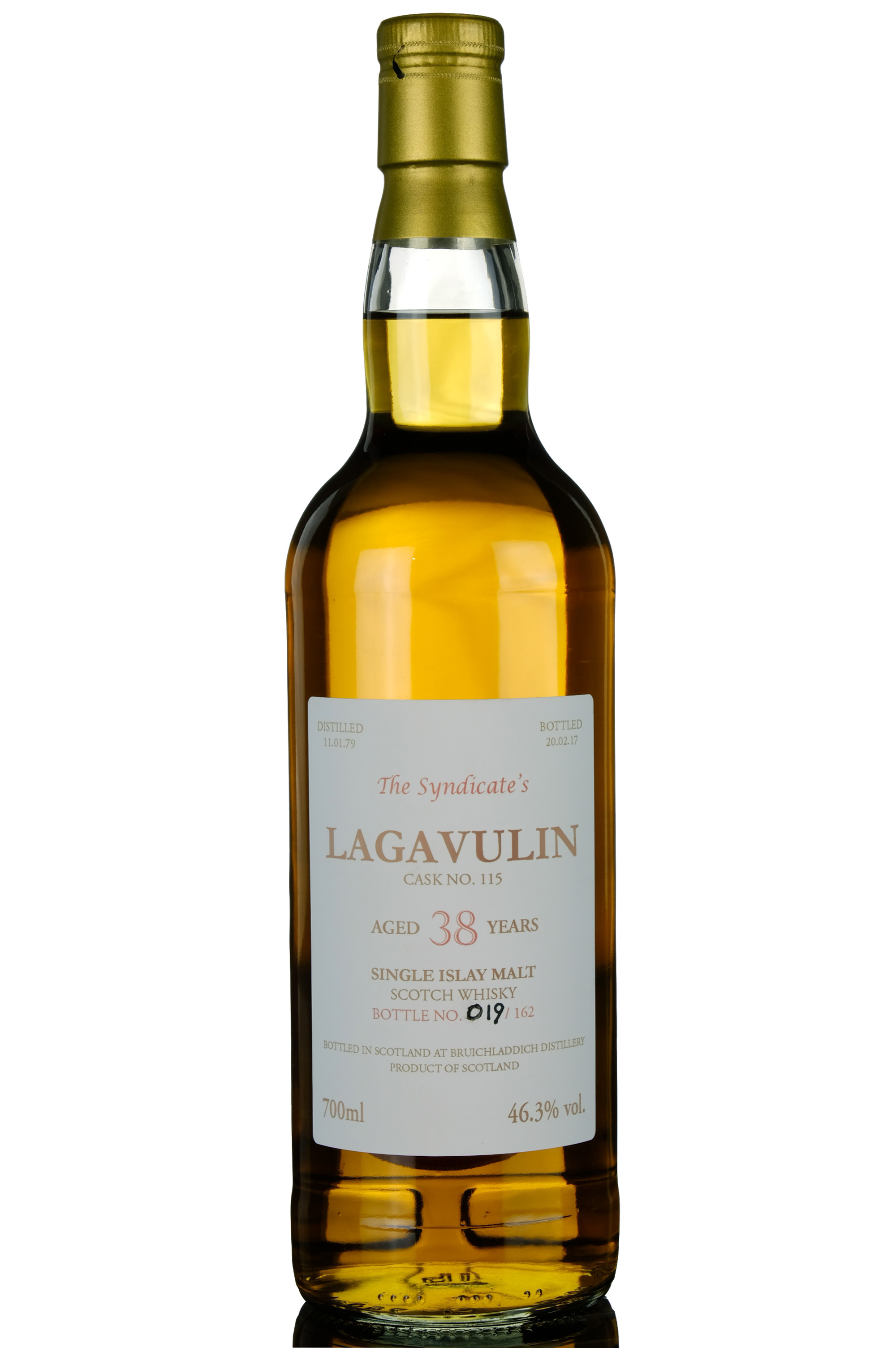 Lagavulin 1979-2017 - 38 Year Old - The Syndicates - Single Cask 115